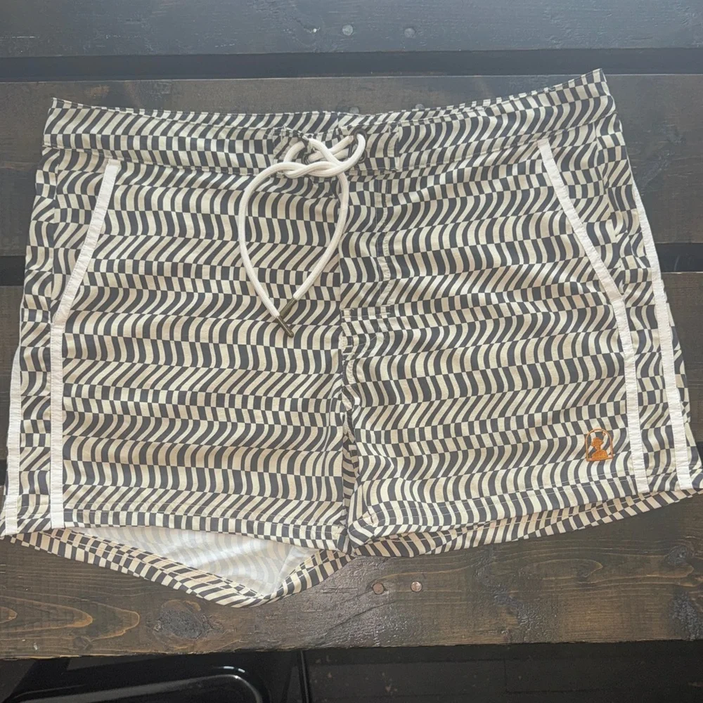 Dandy Del Mar The Stirata Swim Short - Albatross - Picture 2 of 5